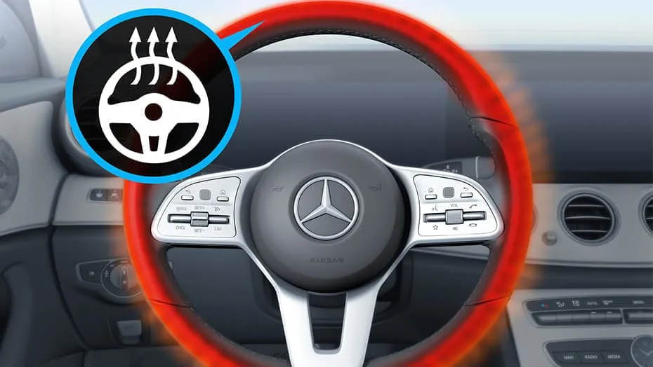 Heated steering wheel