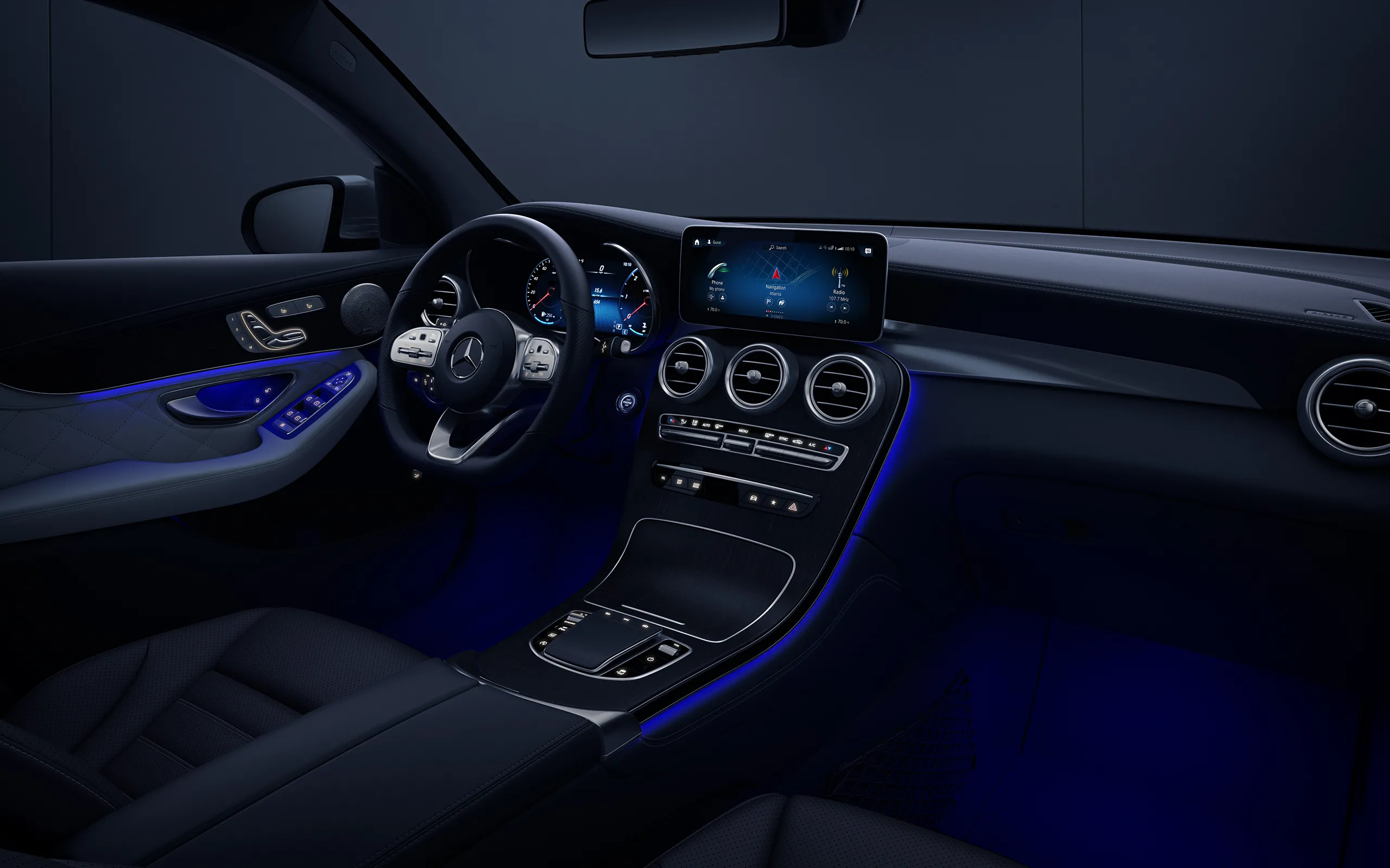 Комфортная подсветка ambient lighting мерседес что это