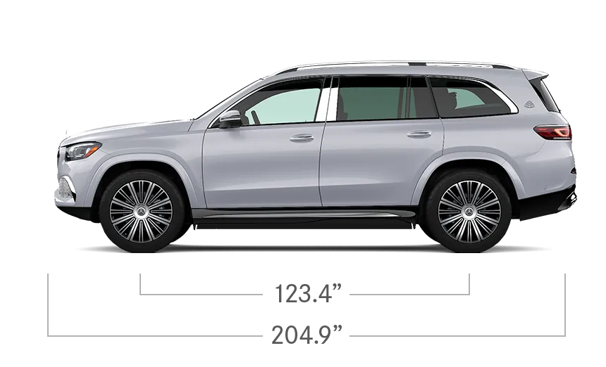vehicle side view dimensions