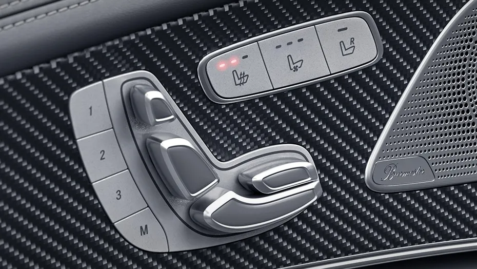 Heated power front seats with memory