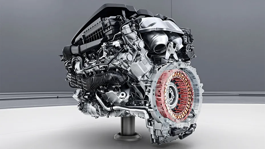 4.0L V8 biturbo engine with mild hybrid drive