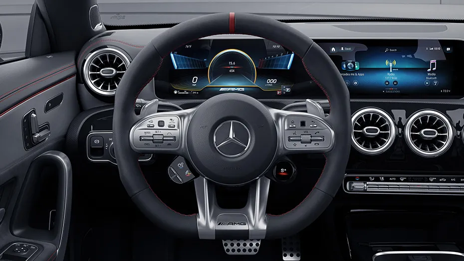 AMG Performance steering wheel in microfiber