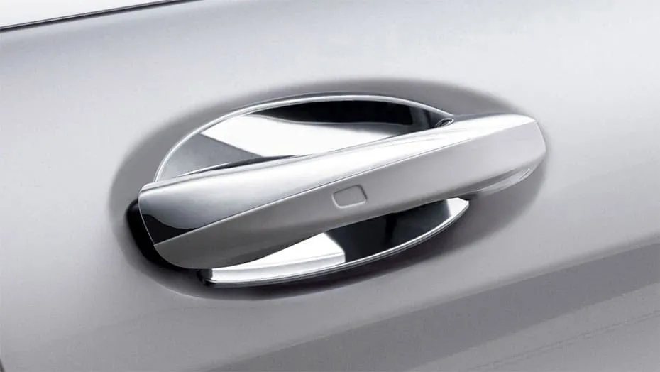 Chrome door handle inserts