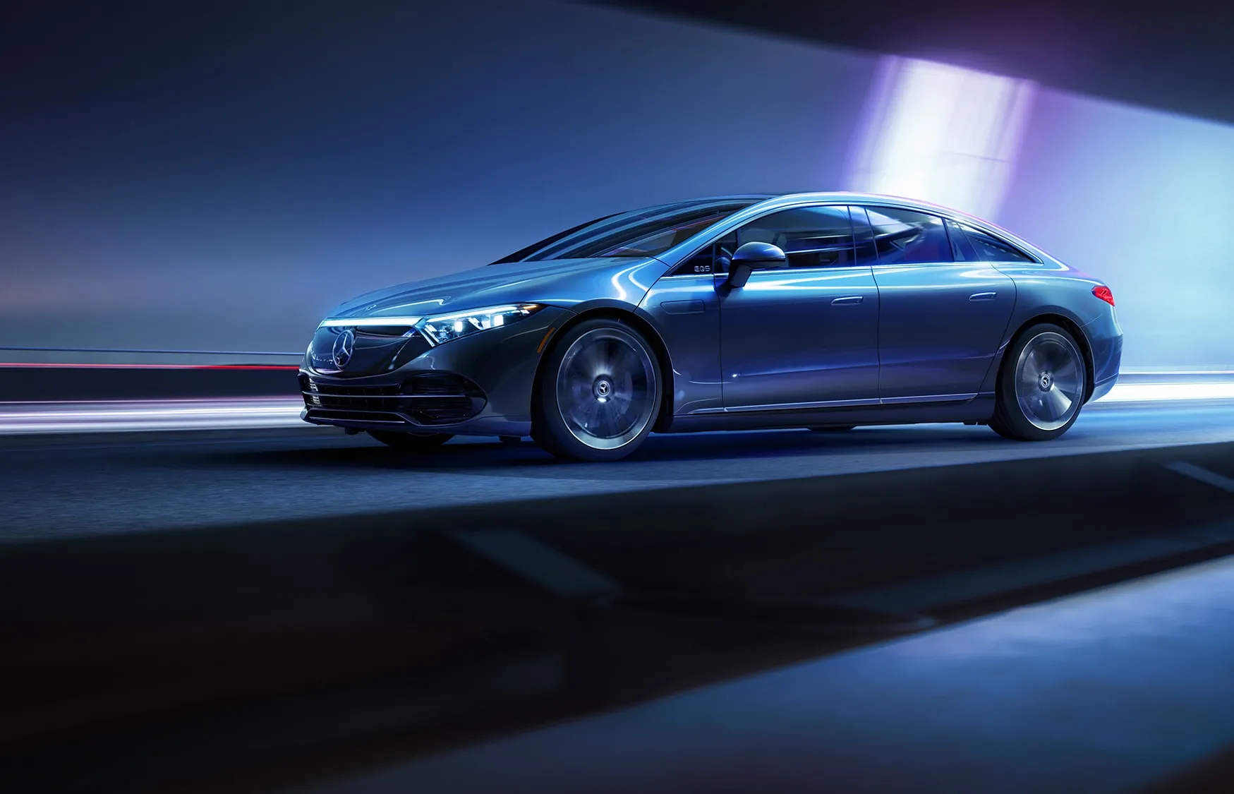 The 2023 Mercedes-EQ EQS Sedan in Los Angeles