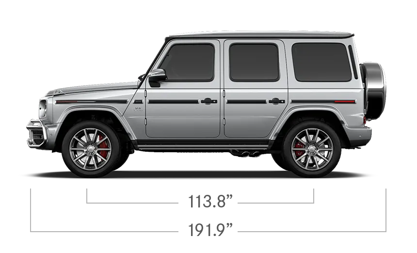 vehicle side view dimensions