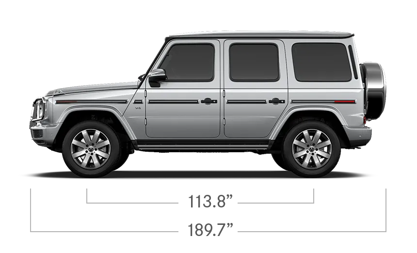 vehicle side view dimensions