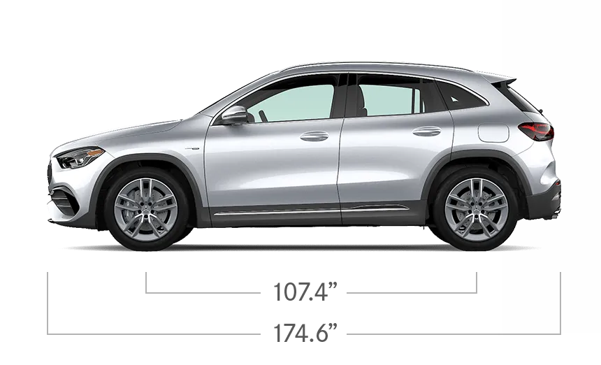 vehicle side view dimensions