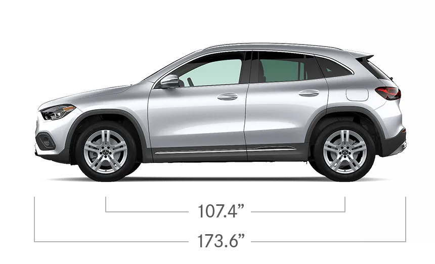 vehicle side view dimensions