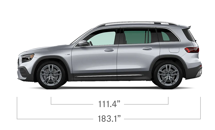 vehicle side view dimensions