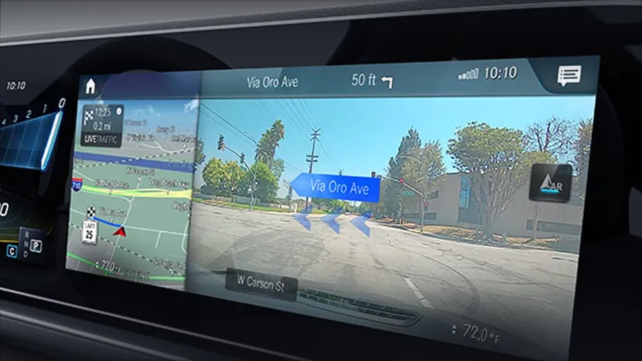 MBUX Augmented Video for Navigation