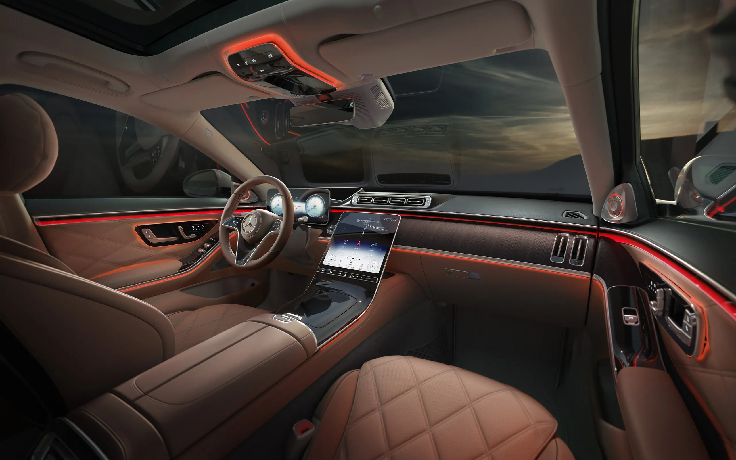 Мерседес s class Ambient Light s580
