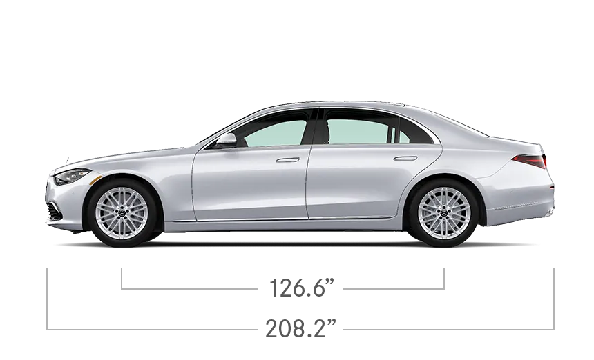 vehicle side view dimensions