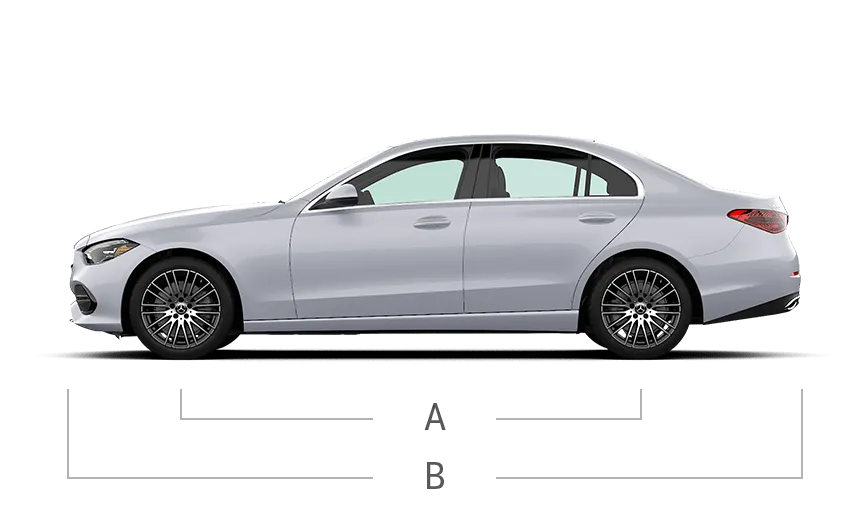 vehicle side view dimensions