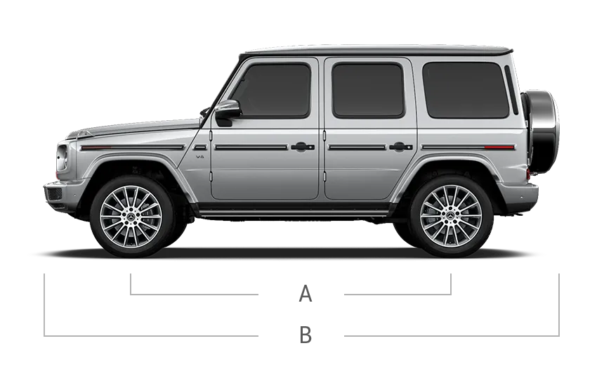 vehicle side view dimensions