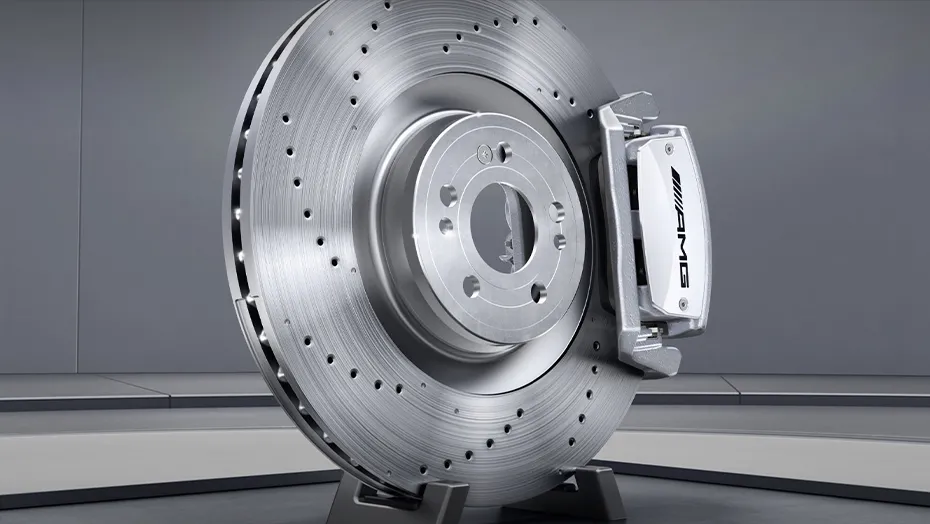 AMG High-performance Braking System w/silver calipers