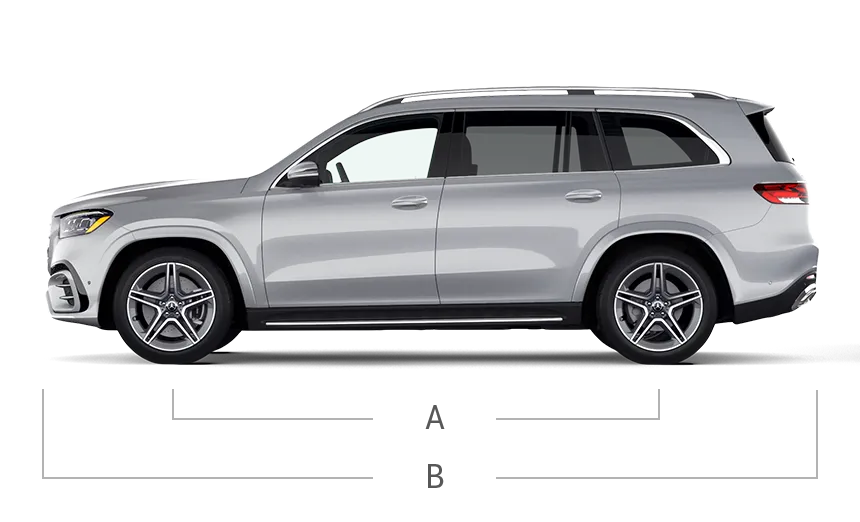 vehicle side view dimensions