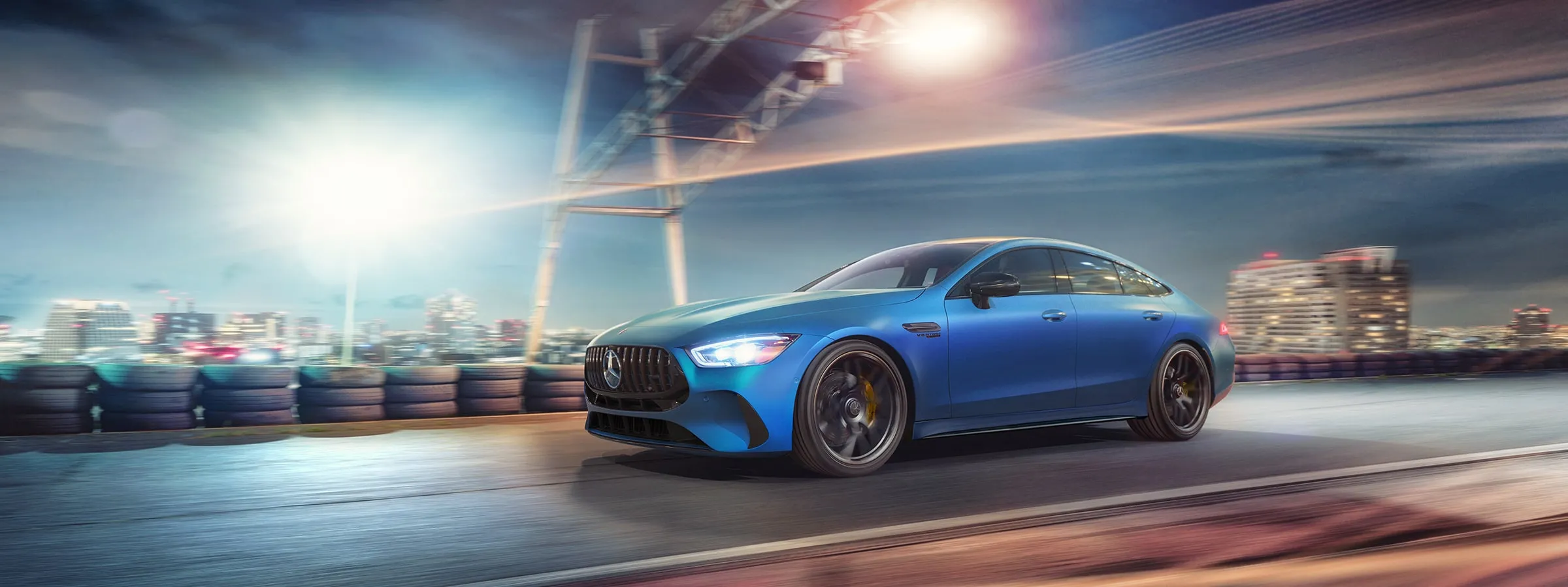 Mercedes-AMG GT マットブルー 2023 Mercedes-AMG® GT Trims | Mercedes-Benz of Florence