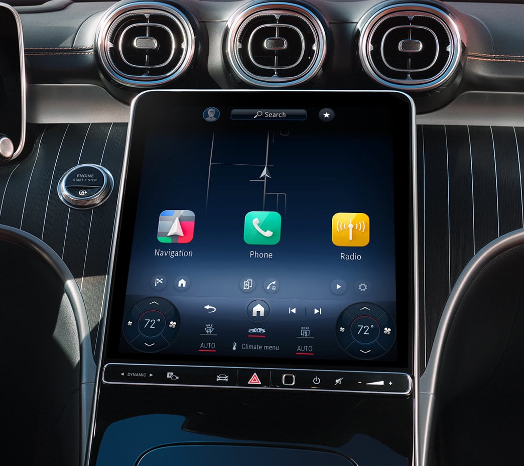 3rd-gen MBUX (the Mercedes-Benz User Experience) is smarter, quicker to respond, can understand more languages. And it can learn, add apps and update over time, and over the air.