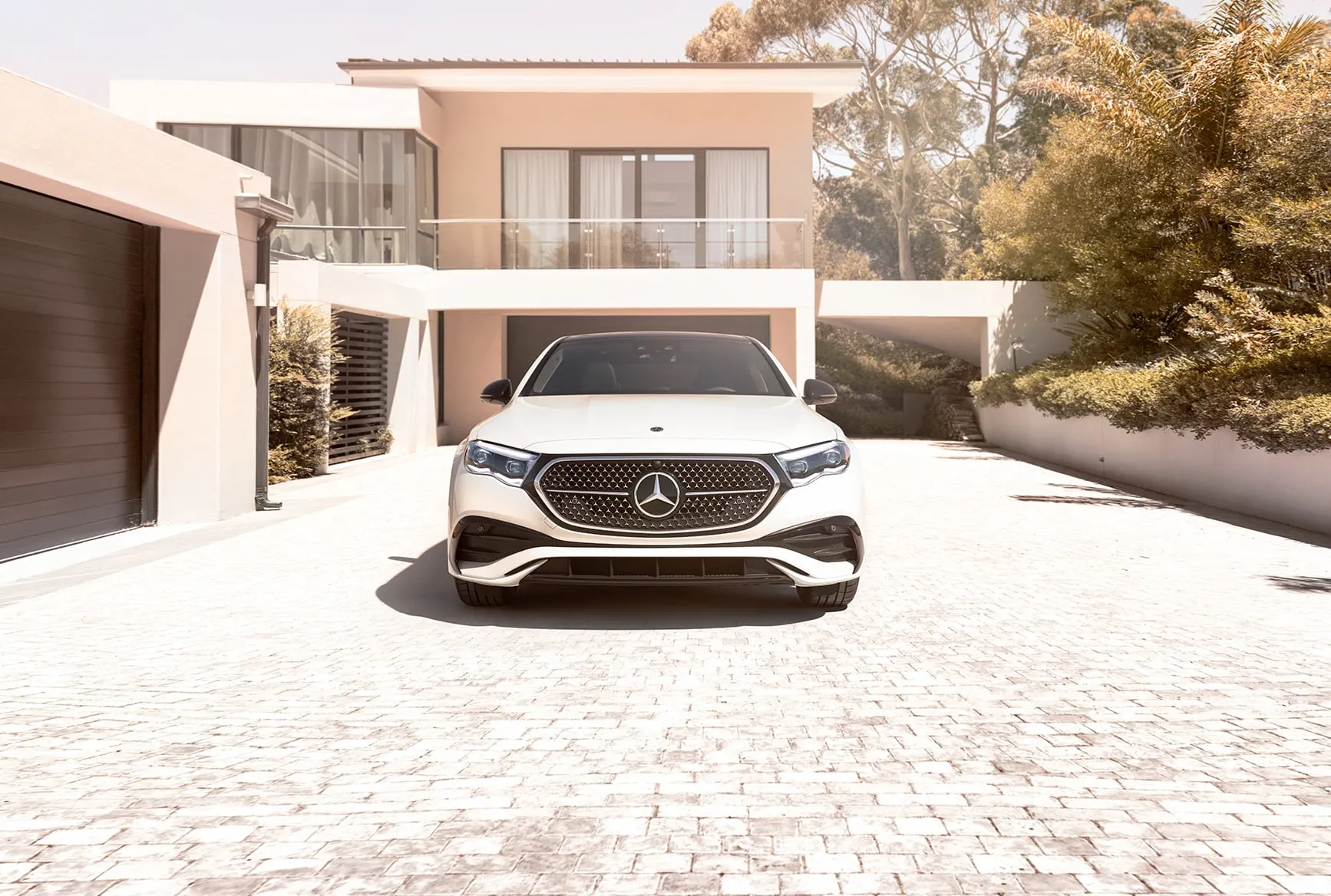 Mercedes E-Class Front View