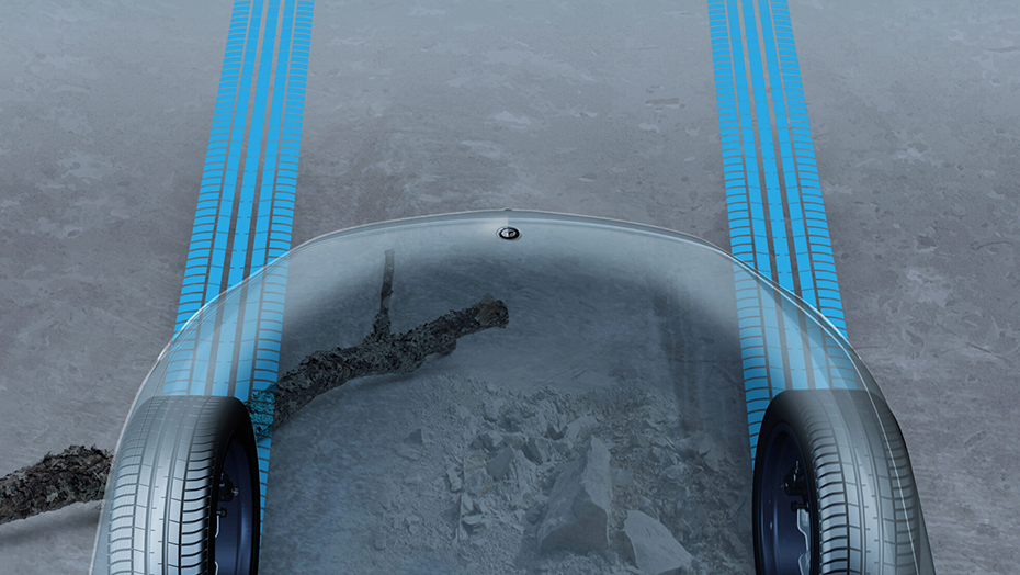 OFFROAD dash display with "Transparent Hood"