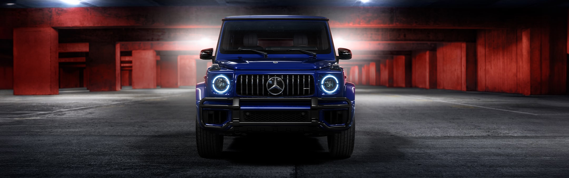 Light Blue Mercedes G Wagon