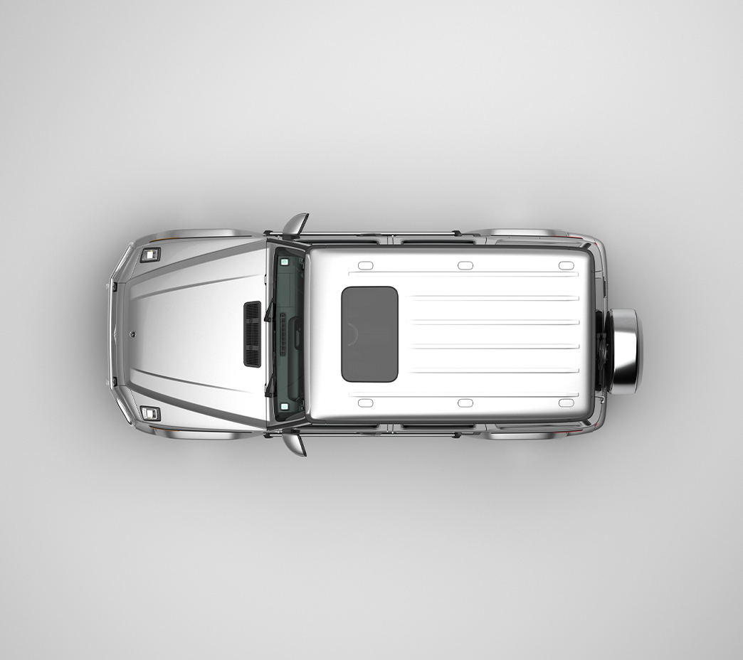 The Surround View System can compose the views of multiple cameras for a virtual birdseye view of your surroundings. Active Parking Assist can even park your G hands-free.