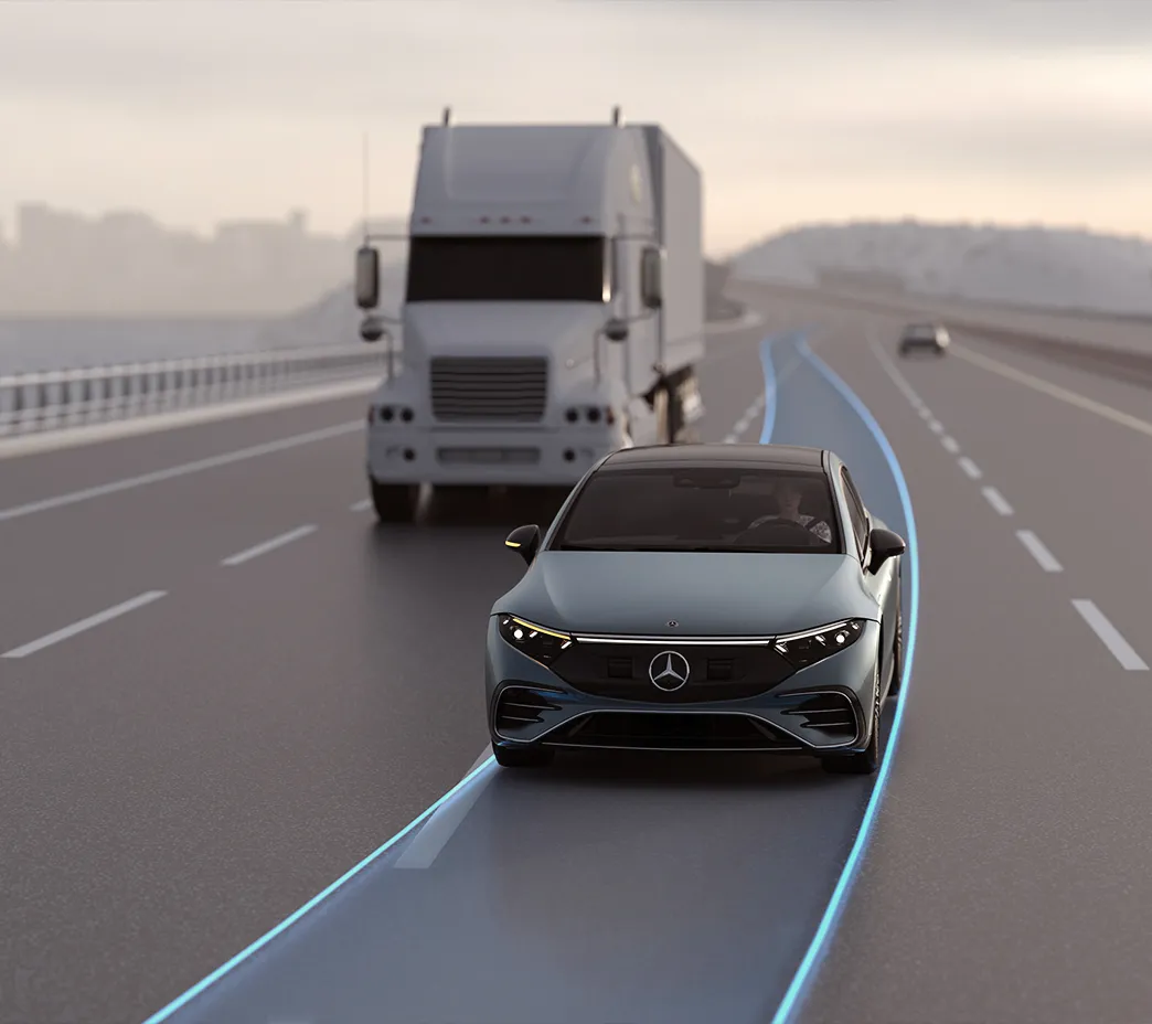 An available suite of driver assists brings you benefits from adaptive cruise control to cross-traffic warnings. Automatic Lane Change can help expedite travel on multilane highways.