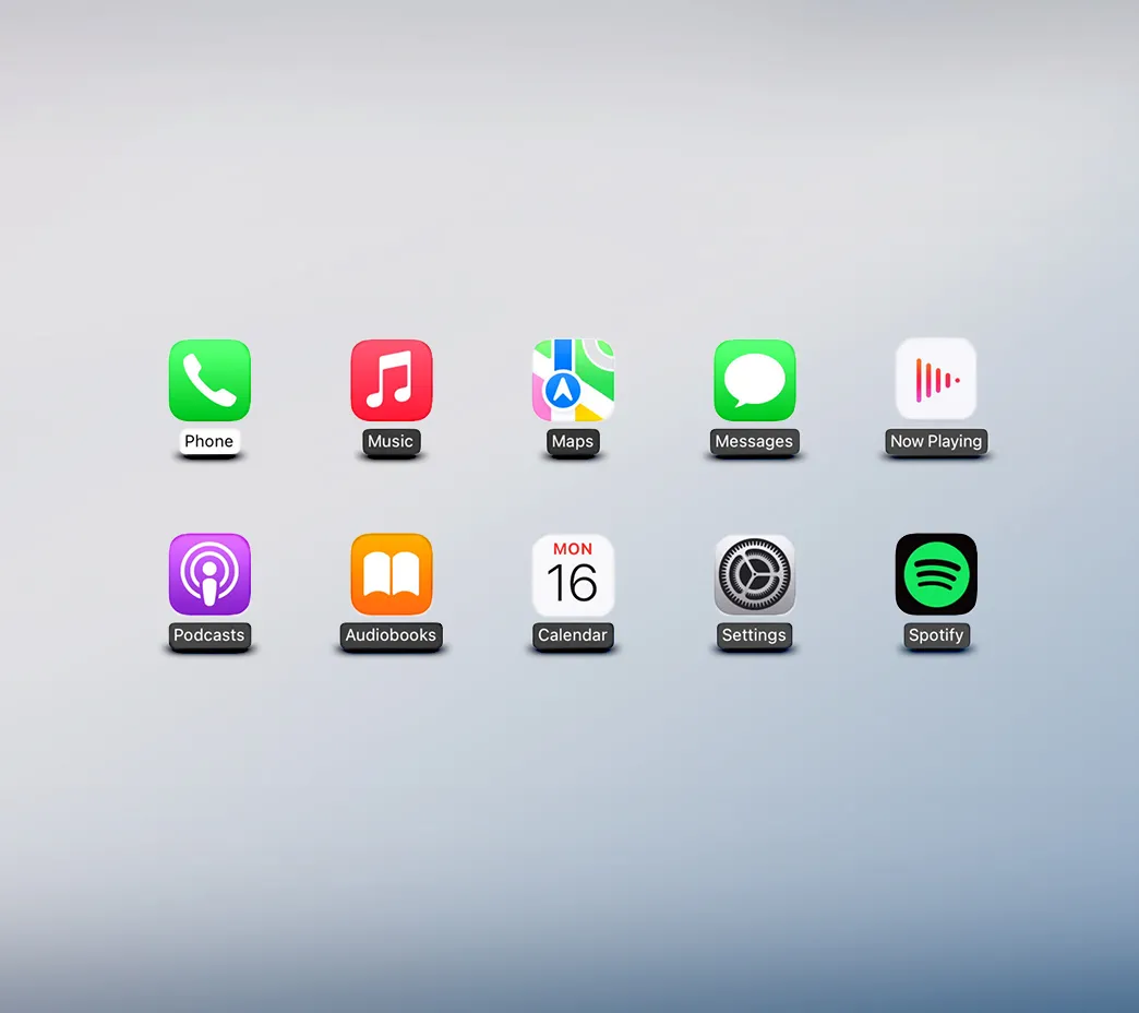 Standard Apple CarPlay® and Android Audio can connect with your phone wirelessly. No need to plug in to charge it either, thanks to a wireless charging pad in the front console.