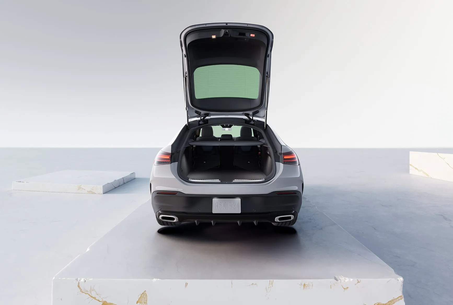 2026 GLE Coupe cargo area — up to 61 cu ft