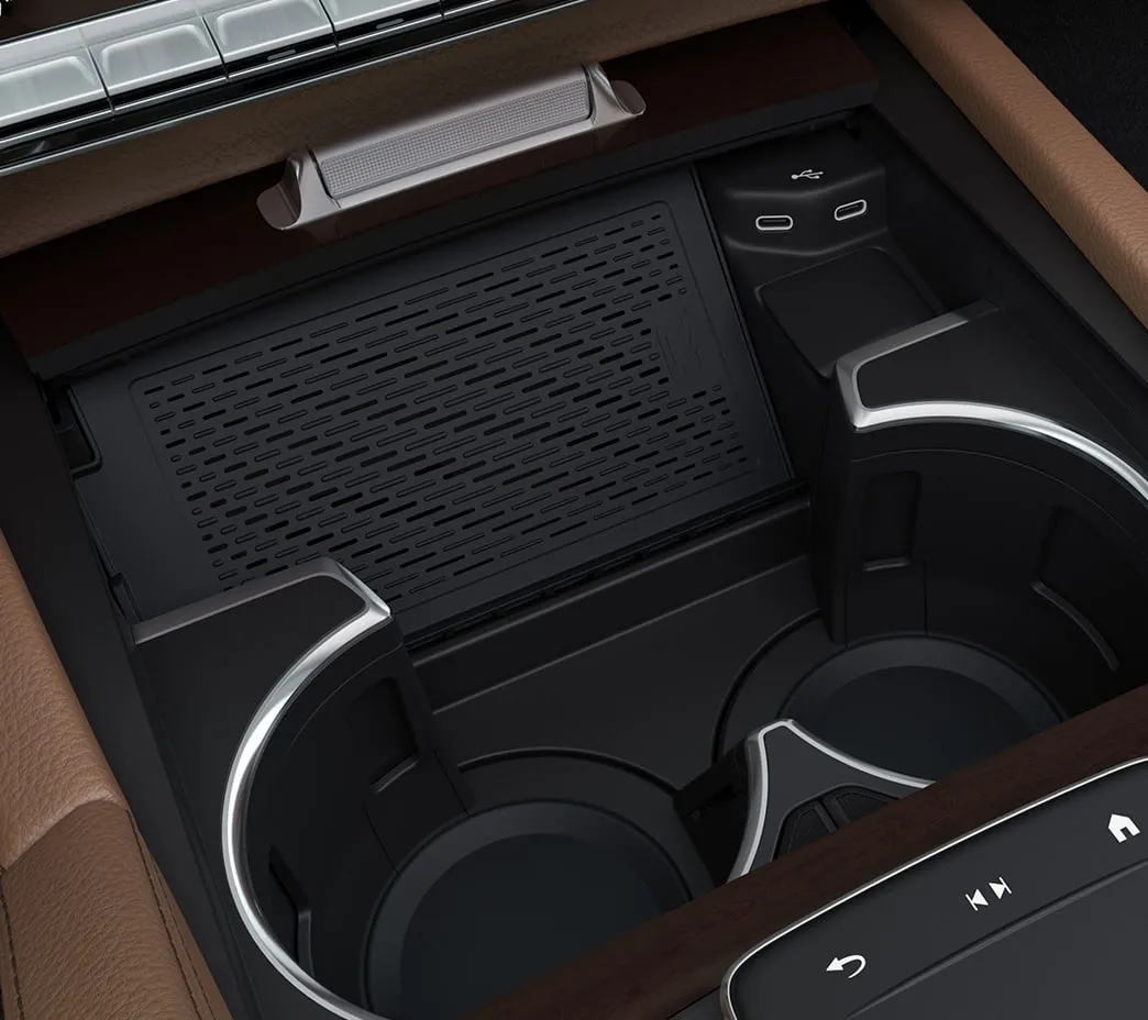 No need to plug in your phone to charge it or enjoy Apple CarPlay® and Android Auto, all standard. USB-C ports abound, too, and you can add wireless charging to the second row.