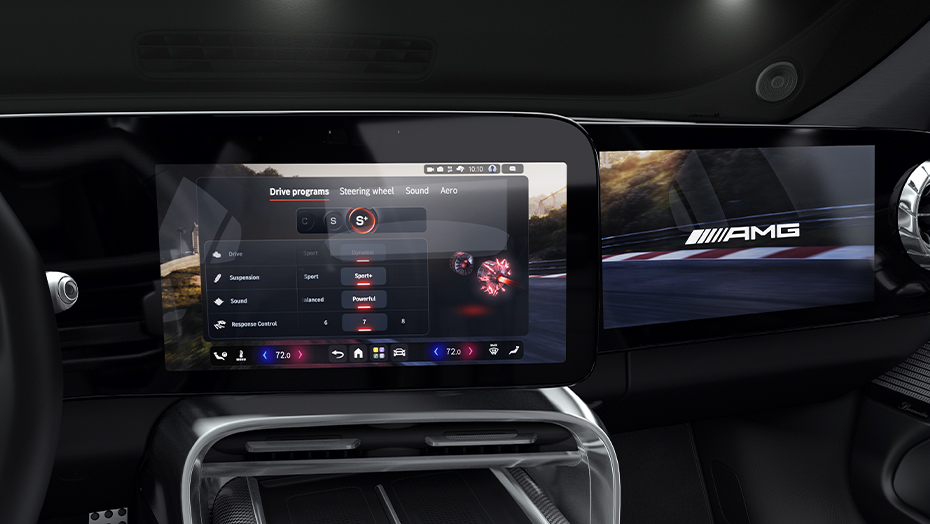 Front passenger display