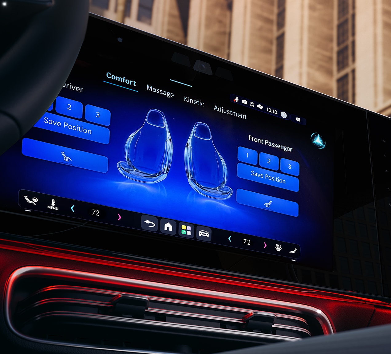 Seat heating and memory