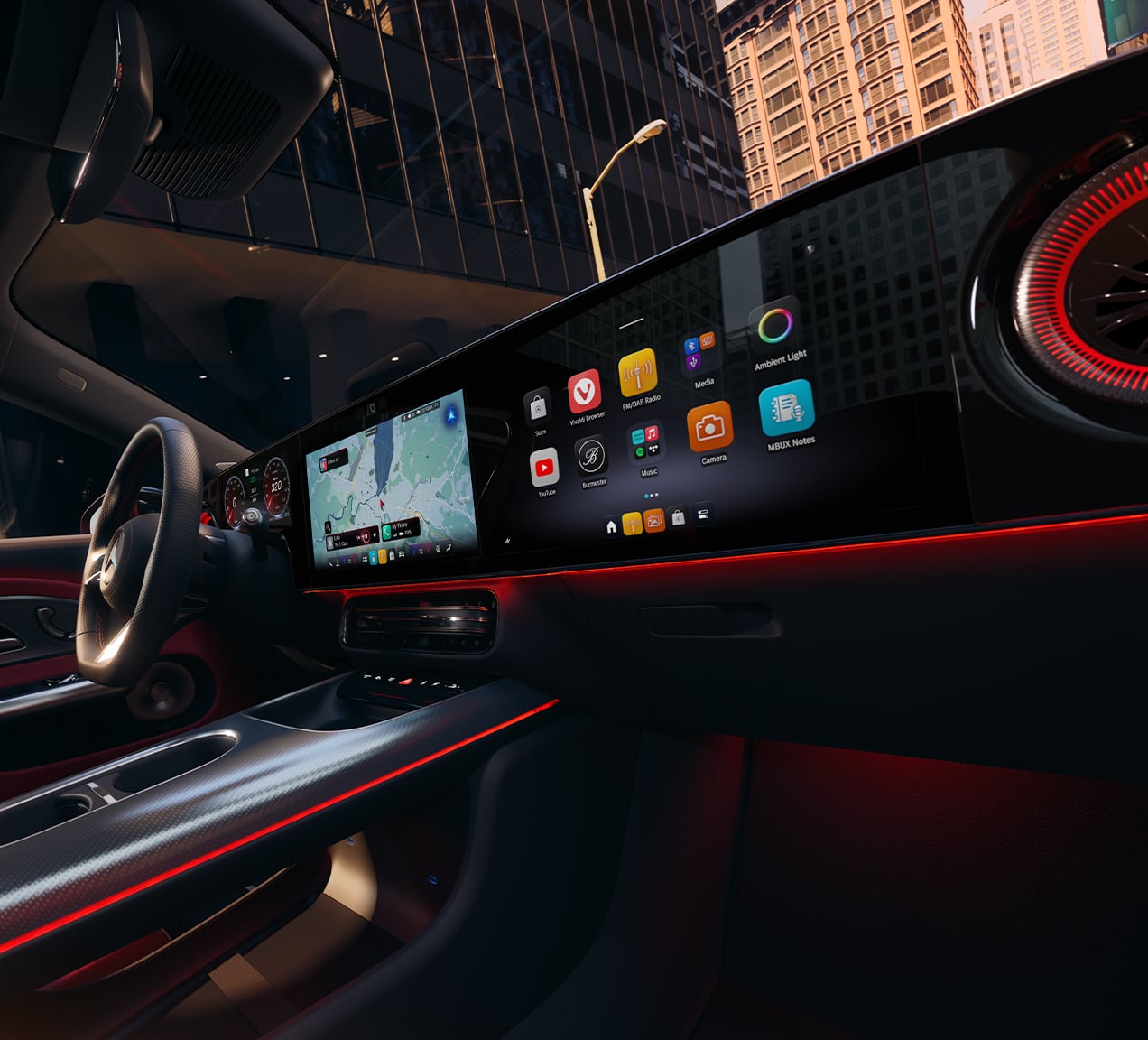Widescreen dash