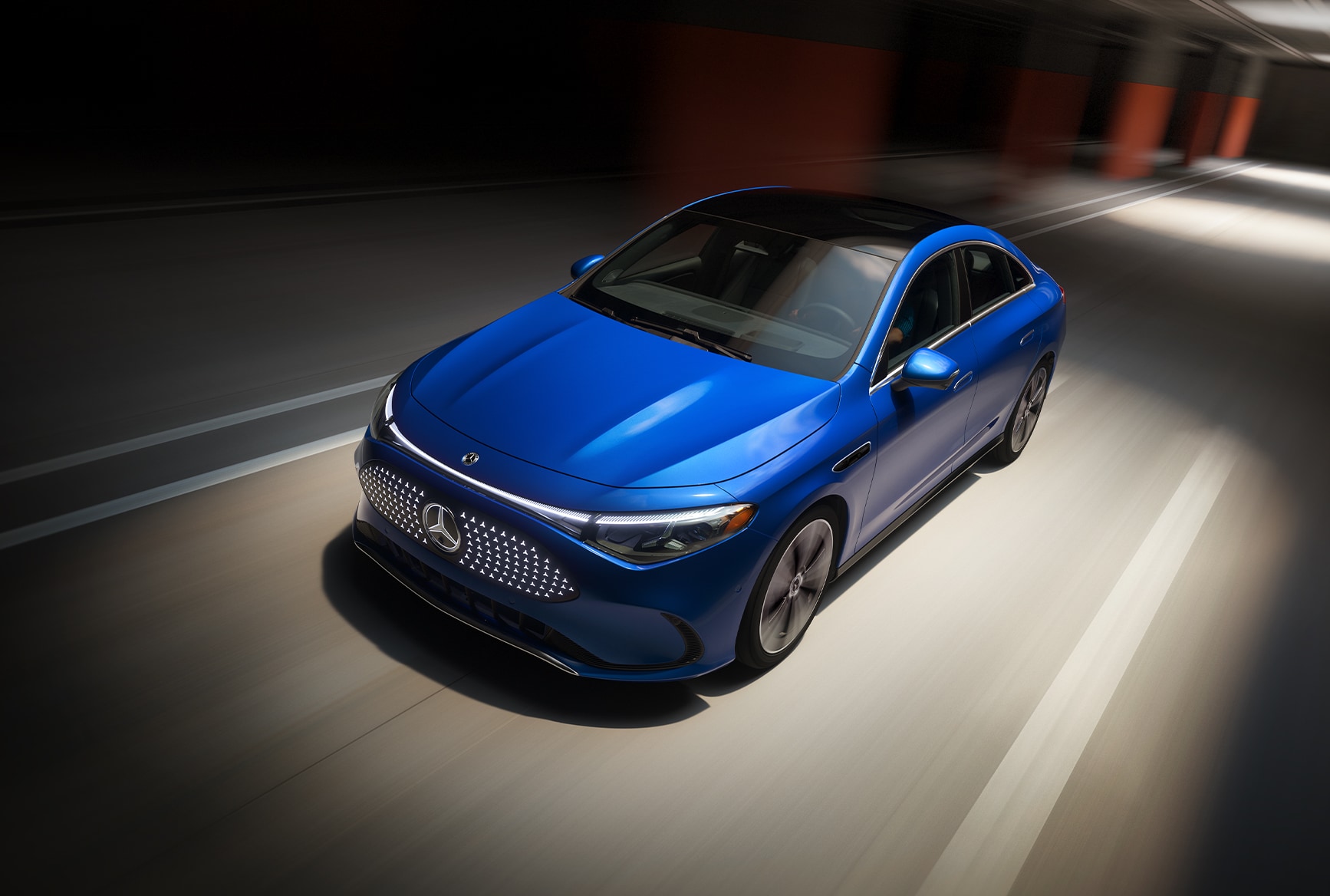 2027 Mercedes-Benz CLA 250 front fascia with LED lighting signature