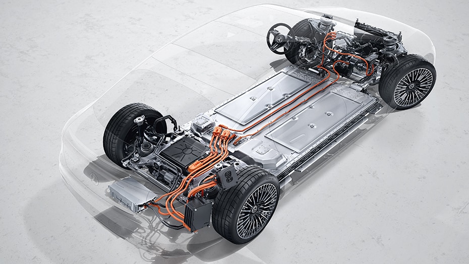 Rear 300kW permanently synchronous electric motor