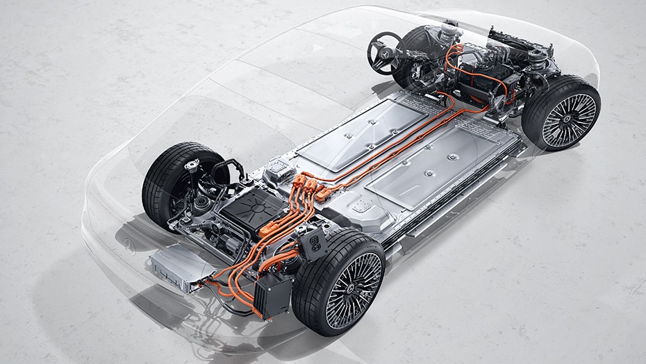 Dual permanently synchronous electric motors (430kW total)