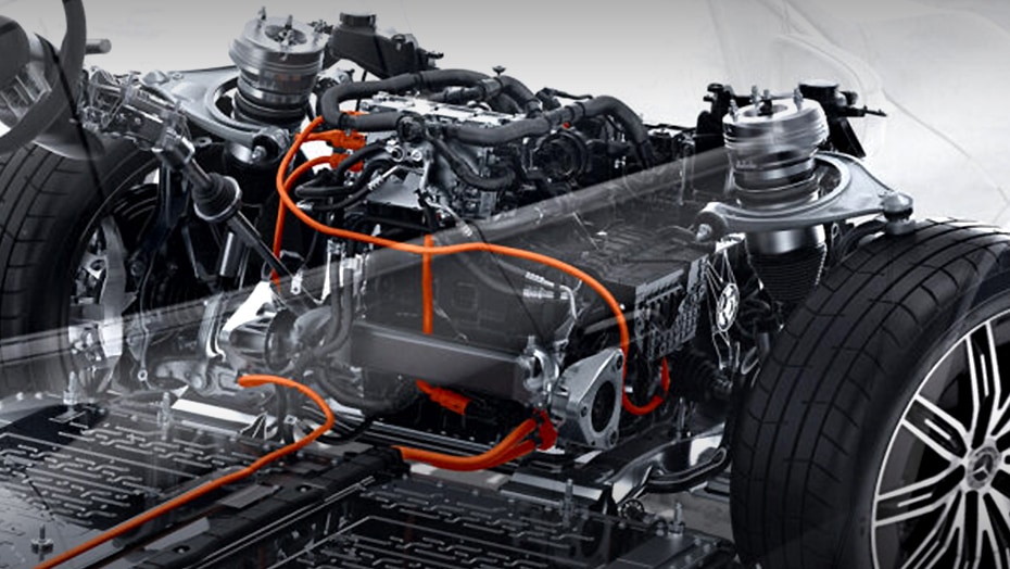 Dual permanently synchronous electric motors (400kW total)