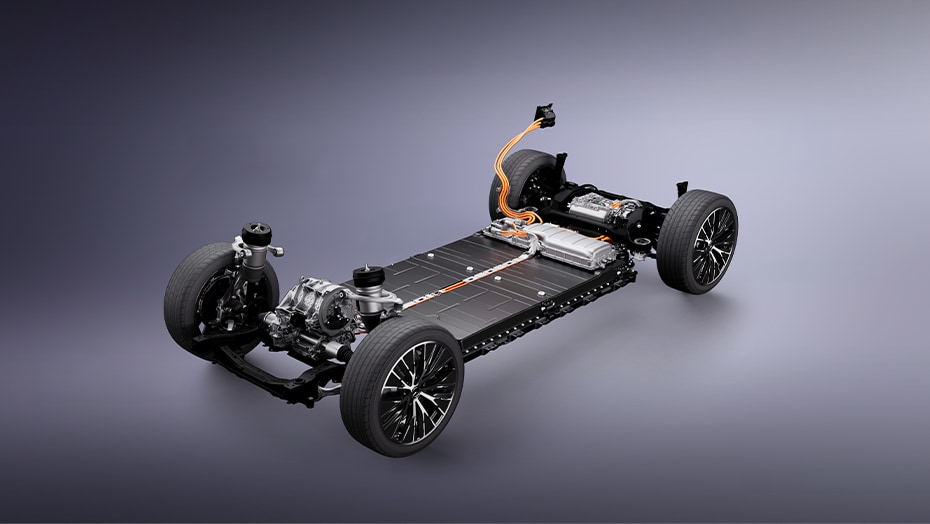 Dual permanently synchronous electric motors (360 kW total)