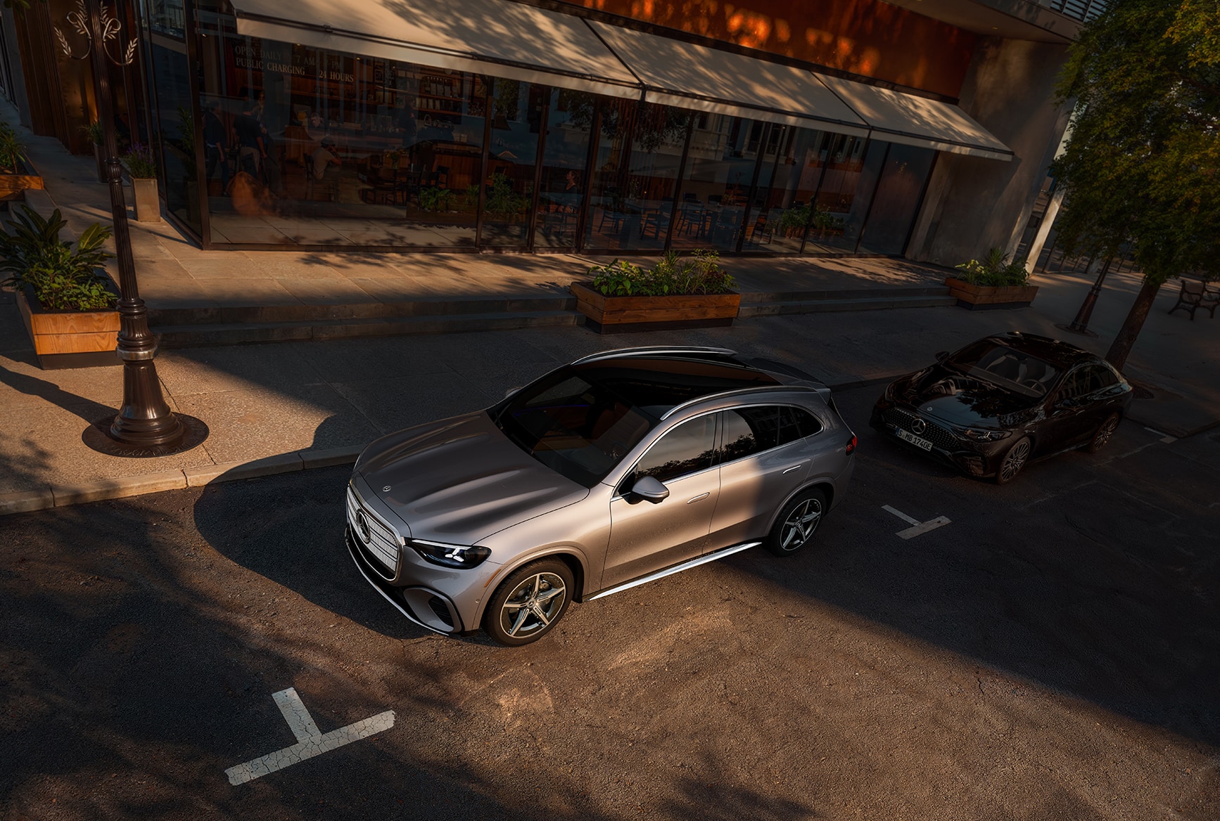 Jackie Cooper Mercedes-Benz showroom floor