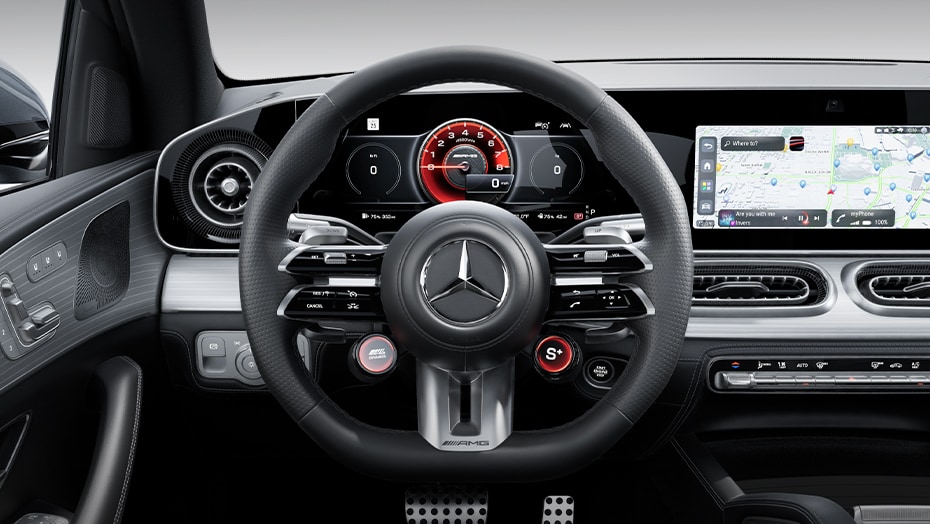 AMG Performance steering wheel in Nappa leather