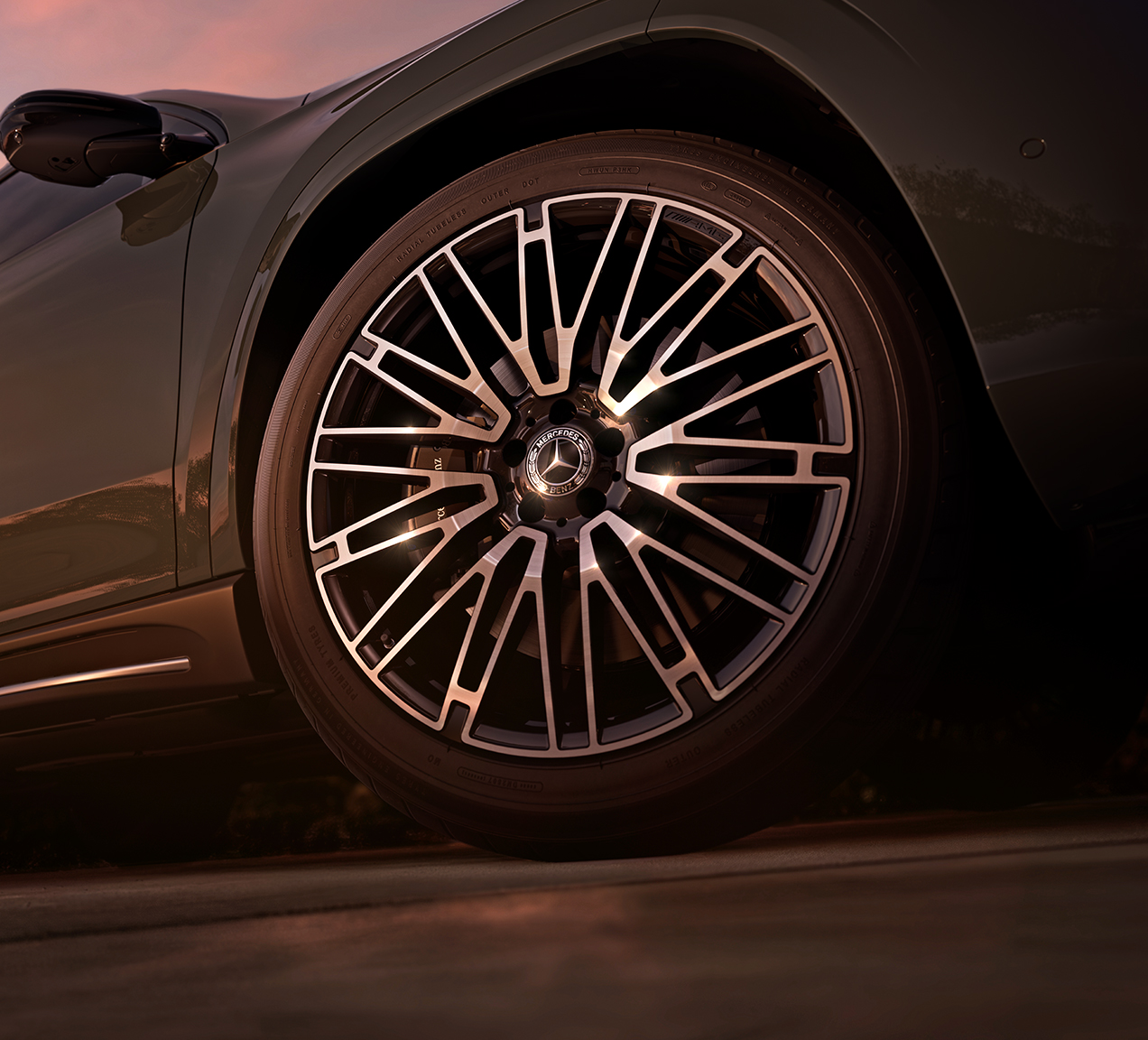 Wheels from 21 to 23 inches