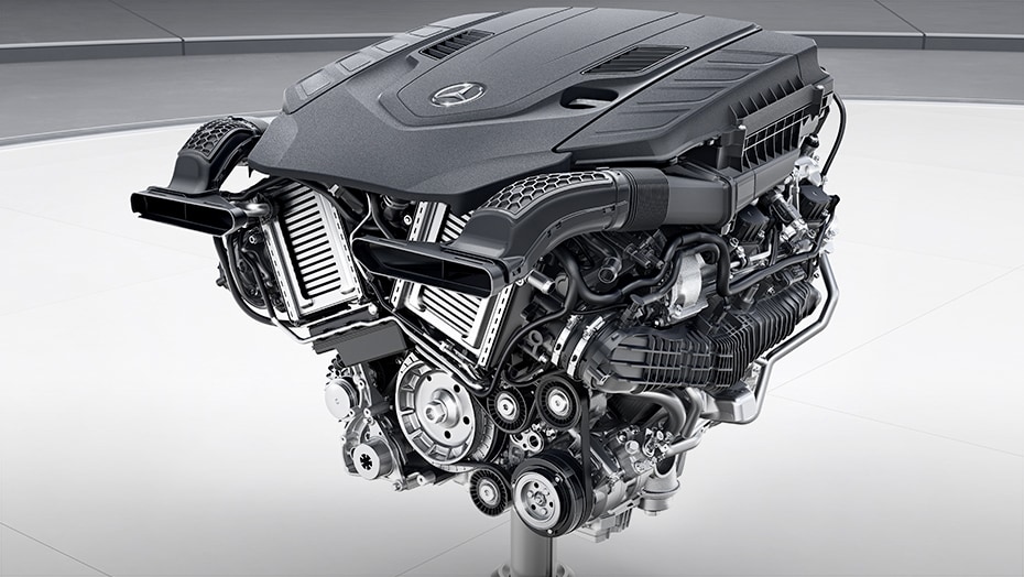 4.0L V8 biturbo engine with mild hybrid drive