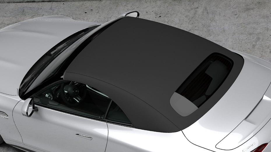 Z-fold power soft top