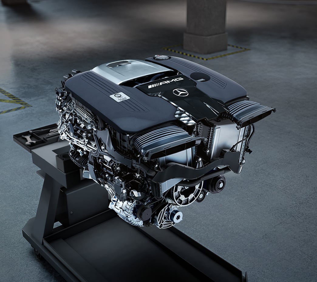 Handcrafted AMG engines
