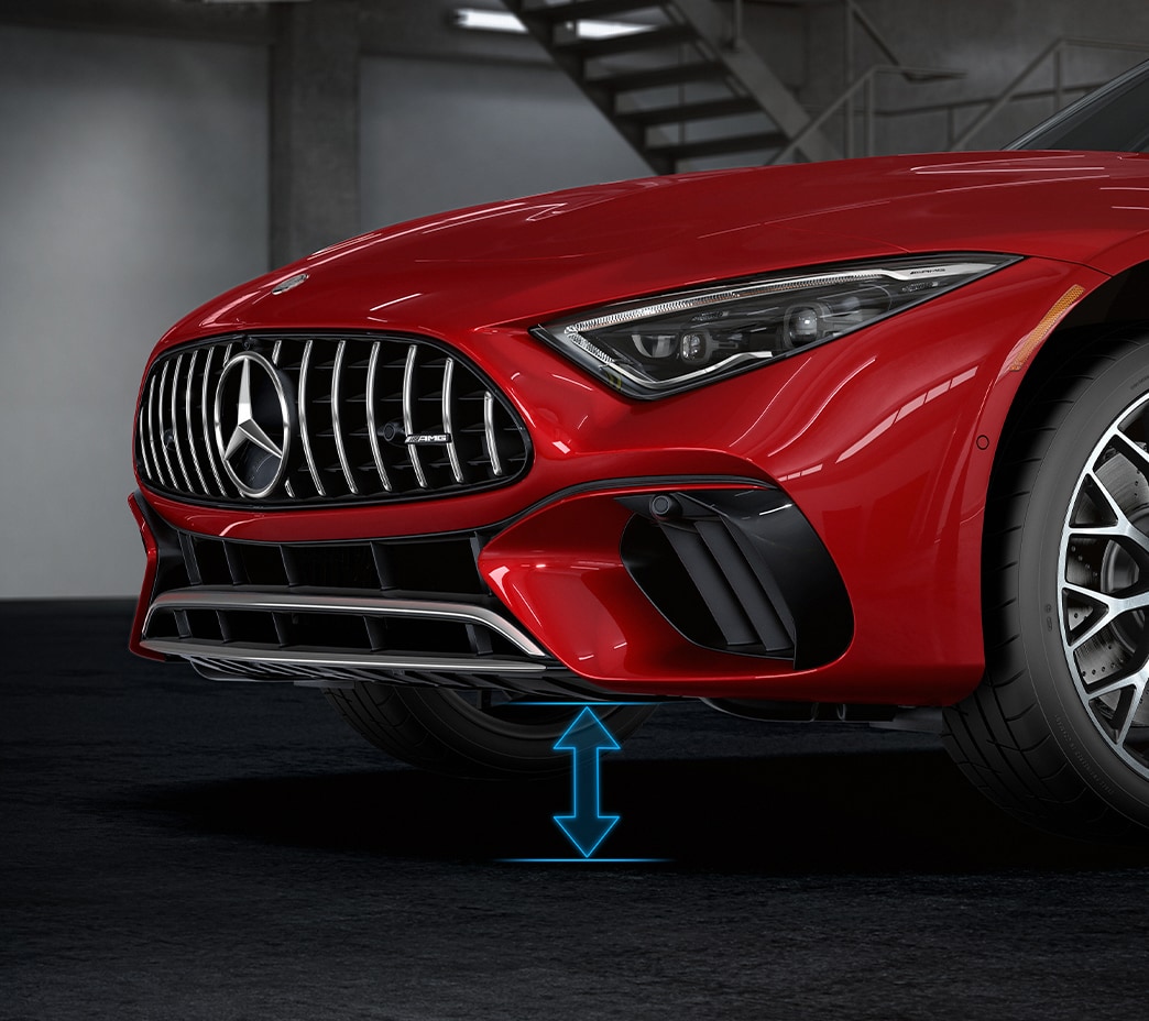 Front axle lift system